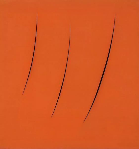 《空间概念，期望》，Lucio Fontana，1959年