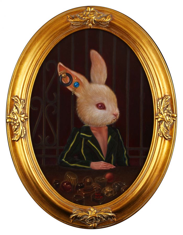 图8、展览现场作品_His idola 33.2x23.8 2015-16