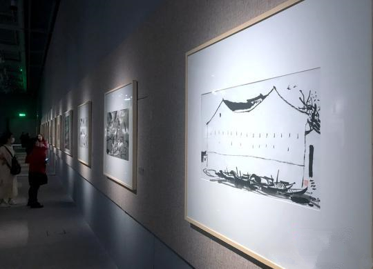 “风筝不断线——走进吴冠中的绘画世界”展开幕