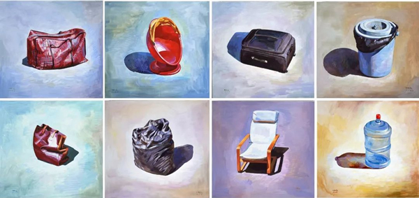  《太阳下》    刘唯艰    8(140×150)cm    布面丙烯    2013