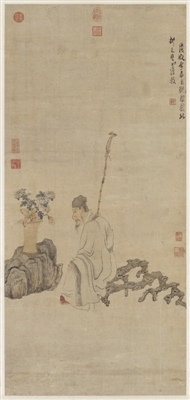 台北故宫举办“百卉清供——瓶花与盆景画特展”