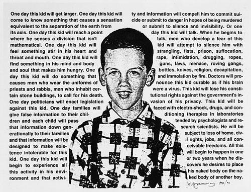 Untitled (One Day This Kid . . .), 1990–91