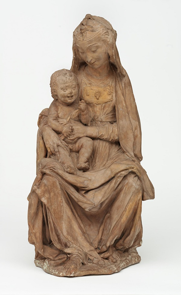 达·芬奇 《圣母与微笑的圣婴》，维多利亚及阿尔伯特博物馆藏，1472年