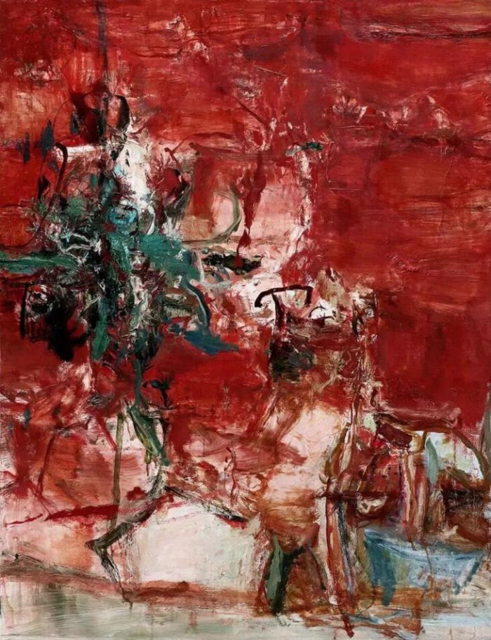 屠宏涛,红松石1,布面油画,2015,130×100cm
