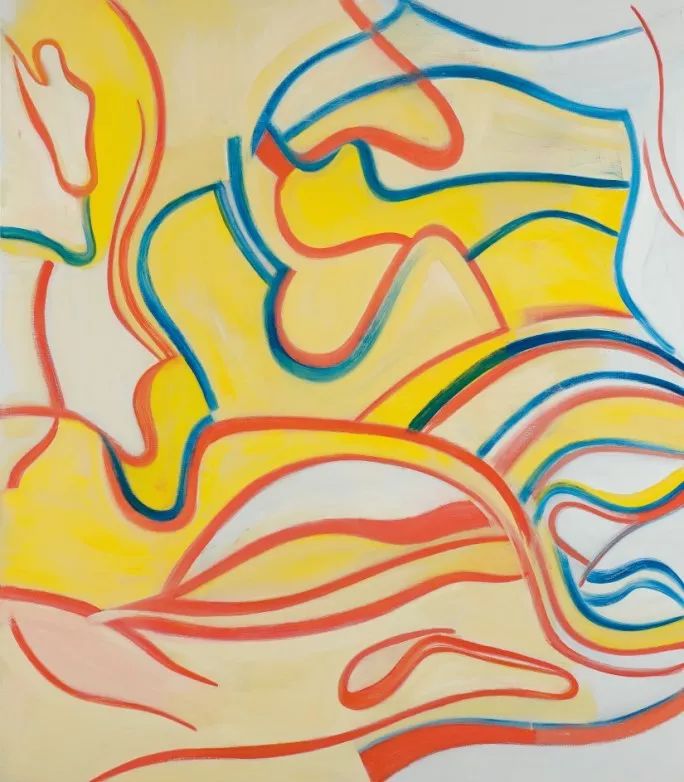 威廉·德库宁 (Willem De Kooning)，《无题》，1987年作。© 2018 THE WILLEM DE KOONING FOUNDATION / ARTISTS RIGHTS SOCIETY (ARS), NEW YORK
