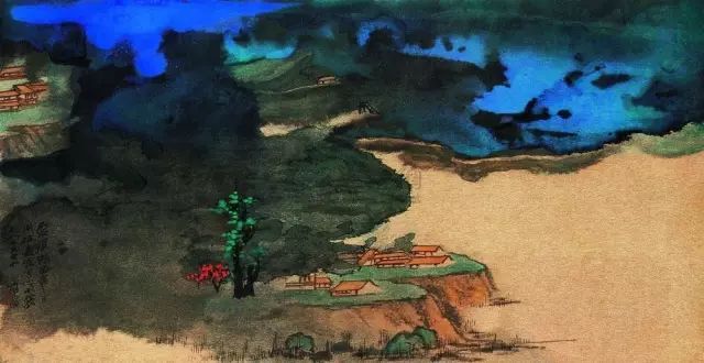 大师的泼彩作品，看看都是一种享受