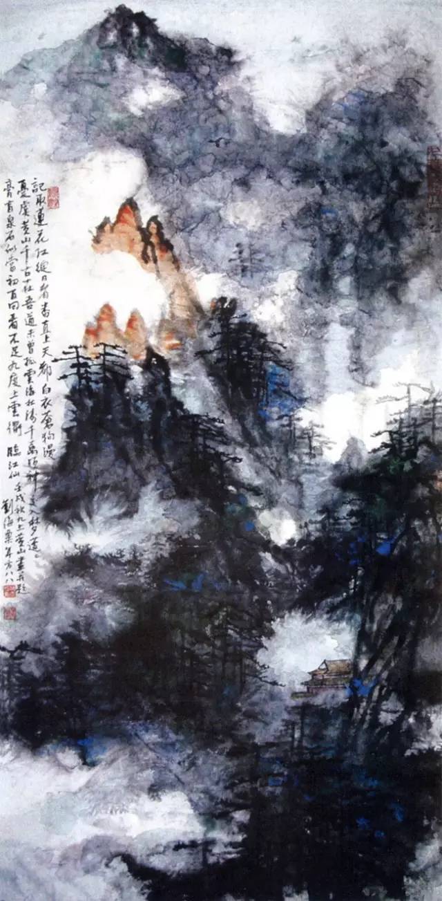 大师的泼彩作品，看看都是一种享受