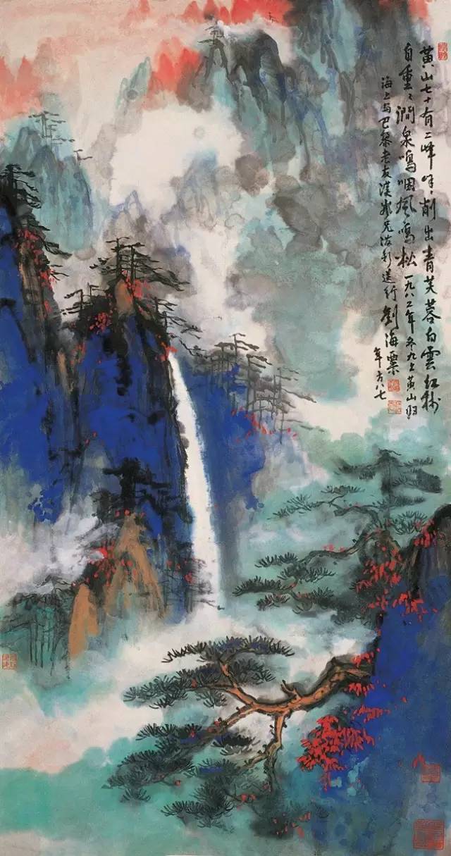 大师的泼彩作品，看看都是一种享受