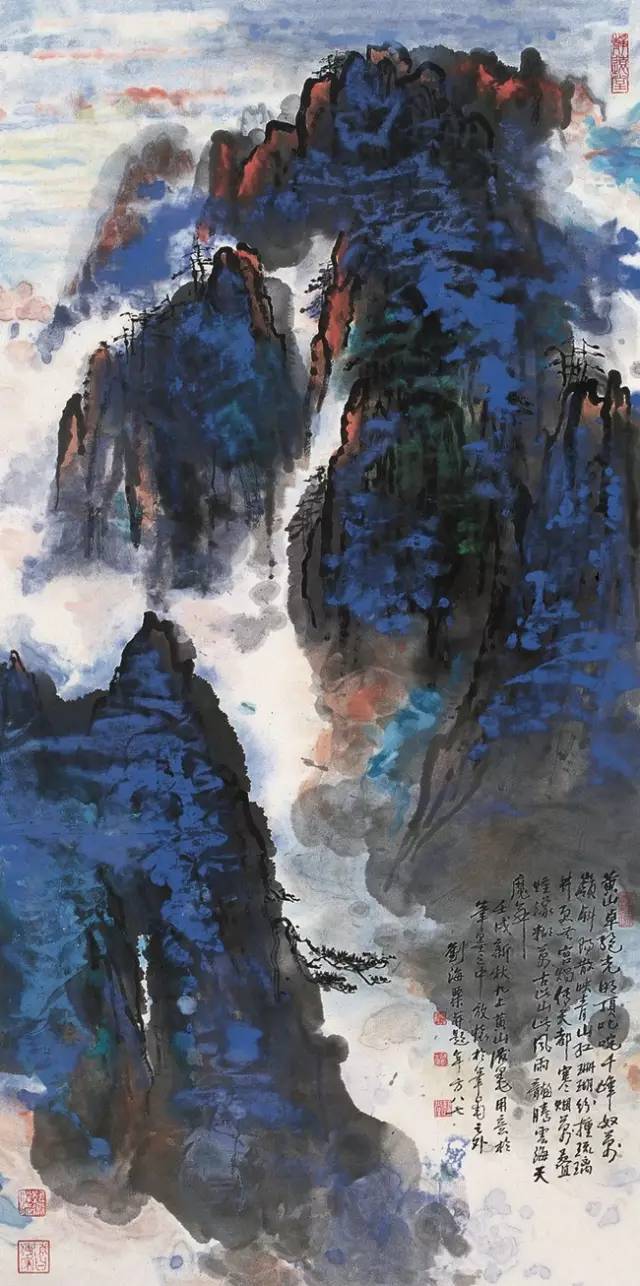 大师的泼彩作品，看看都是一种享受