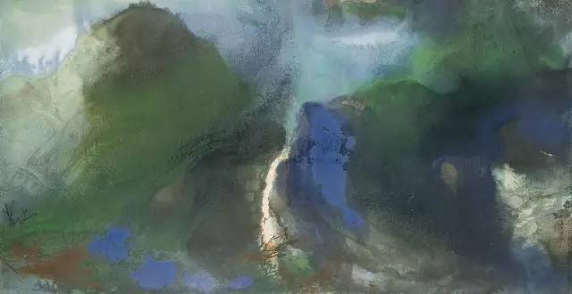 大师的泼彩作品，看看都是一种享受