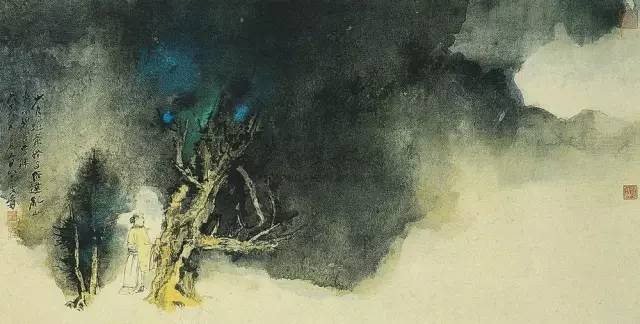 大师的泼彩作品，看看都是一种享受