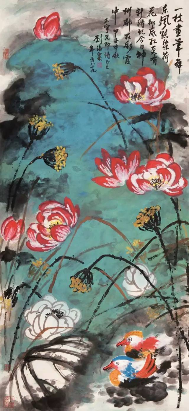 大师的泼彩作品，看看都是一种享受