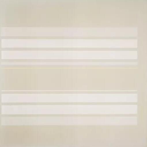 林寿宇（1933-2011）《Ynyslas》，油彩 画布，63.5 x 63.5 cm. ，1971年作。2018年9月21日在佳士得上海“二十世纪及当代艺术晚间拍卖”以3,000,000人民币成交