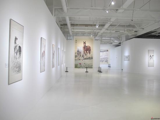 以“马”追梦天下：雷晓宁画展全球巡展北京启动