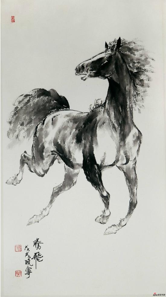 以“马”追梦天下：雷晓宁画展全球巡展北京启动