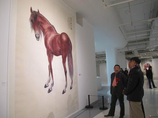 以“马”追梦天下：雷晓宁画展全球巡展北京启动