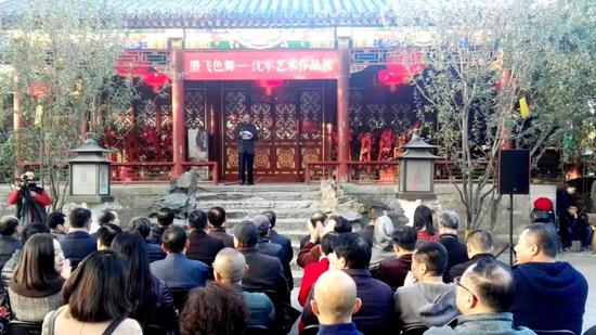 “墨飞色舞”沈军艺术作品展在京举办