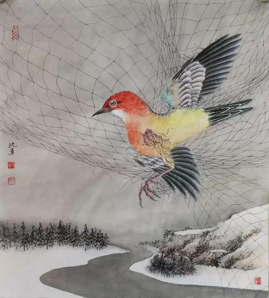 “墨飞色舞”沈军艺术作品展在京举办