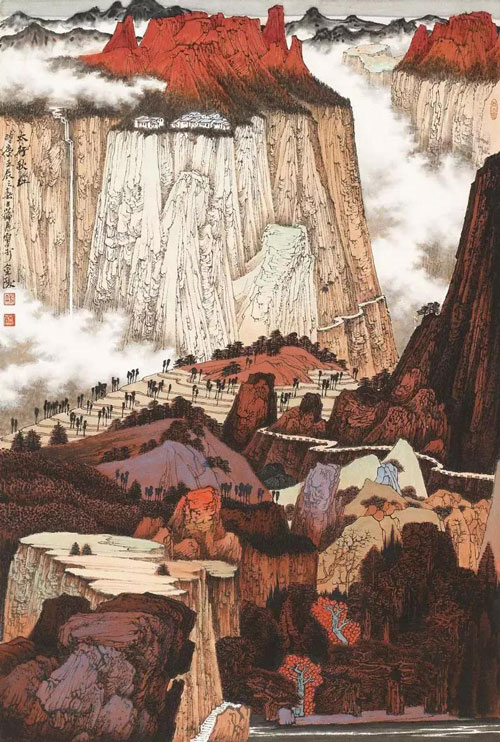 2018省书画院年度写生创作作品汇报展亮相省现代美术馆