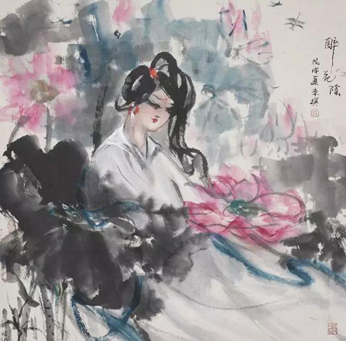 “传承与创新——罗来瑛人物画展”亮相省现代美术馆