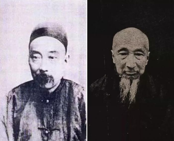 左：吴大澂 右：陆恢