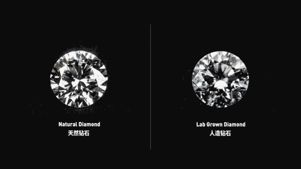 人造钻石与天然钻石结构相同，但是诞生过程天差地别。