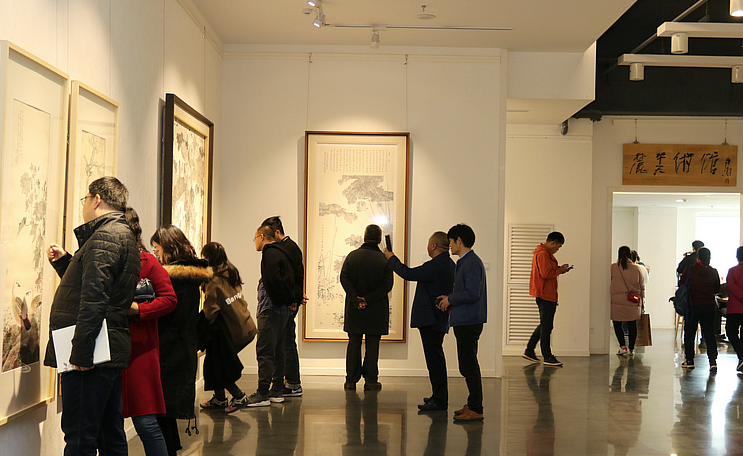 文新秀古——天津美术学院贾广健硕士研究生师生作品展在麓美术馆开幕