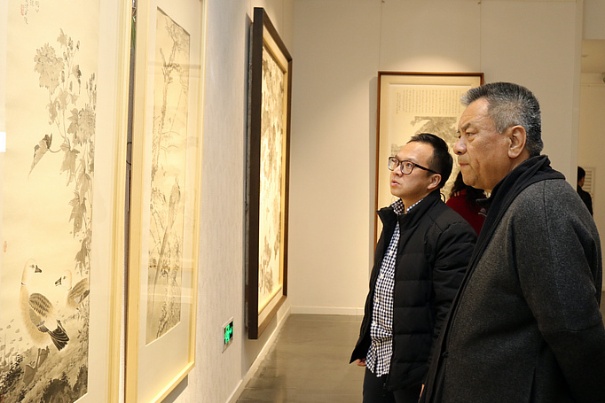 文新秀古——天津美术学院贾广健硕士研究生师生作品展在麓美术馆开幕