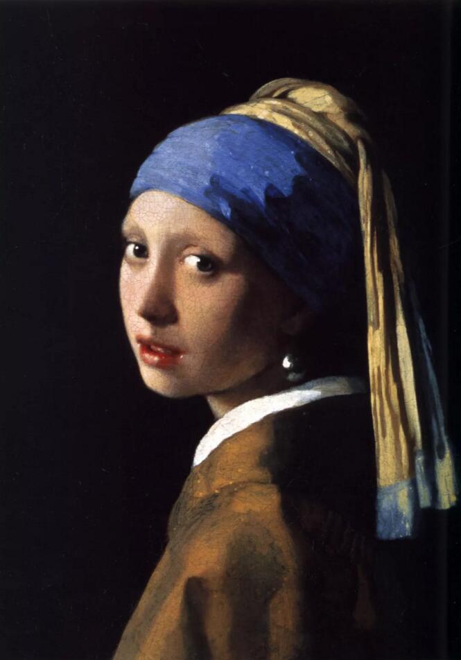 维米尔《戴珍珠耳环的少女》，1665