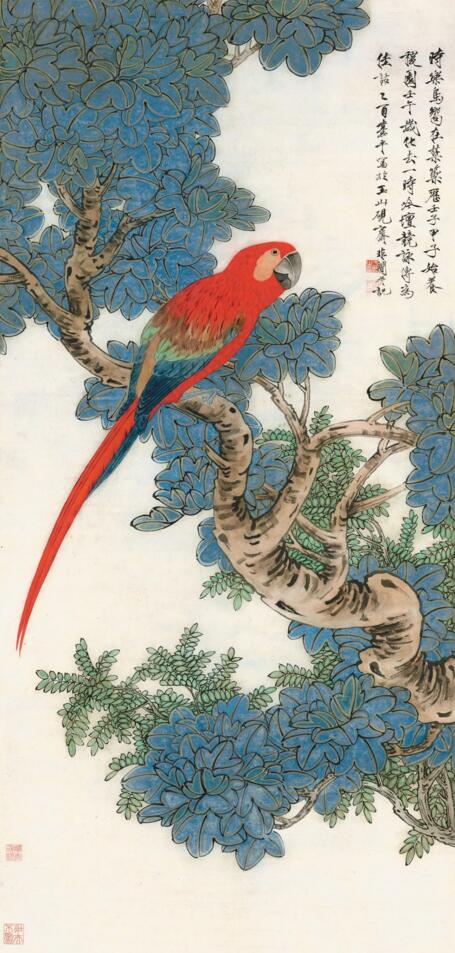 于非闇时乐鸟图