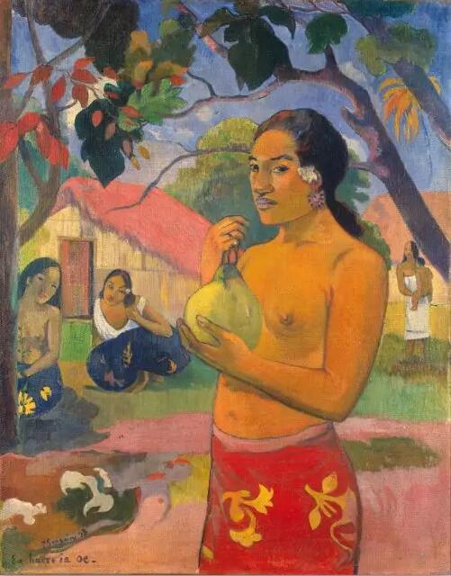 保罗·高更 ，Tahitian:Ea haere ia oe，1893