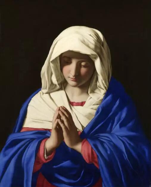 Giovanni Battista Salvi ，The Virgin in Prayer,1640-1650