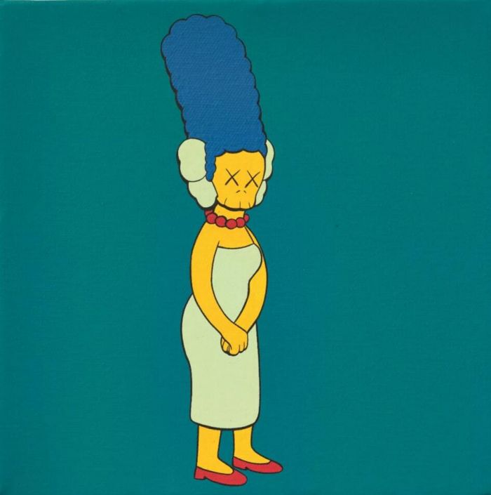KAWS《KIMPSONS系列》（两件作品）