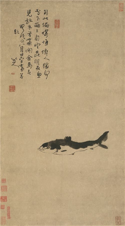 鱼 八大山人 清
