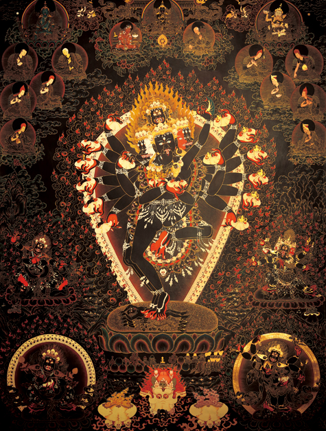 《喜金刚》作者:次仁旺加 规格:164×130cm