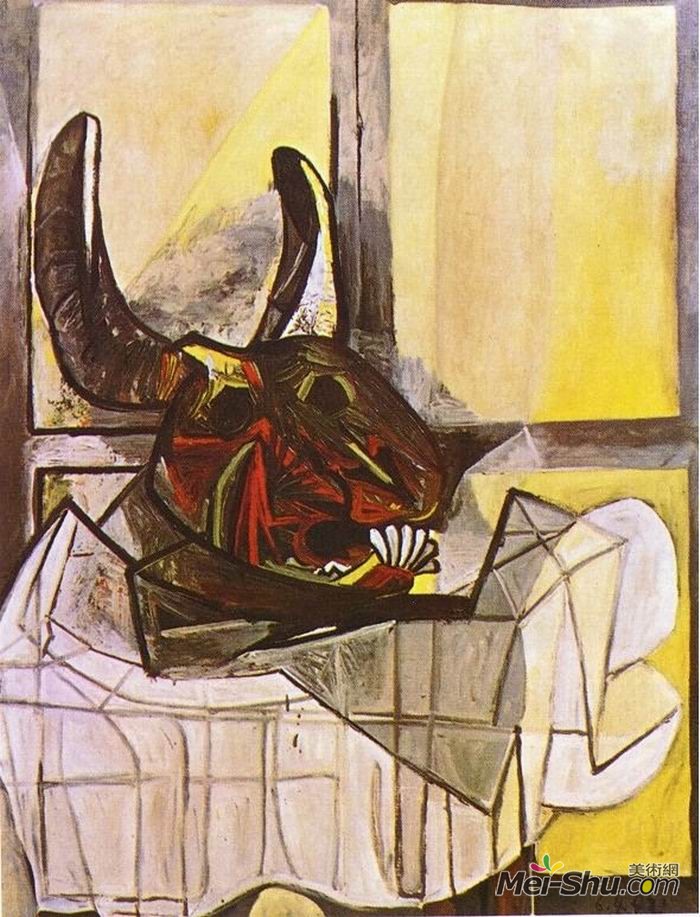 毕加索公牛画的评价图片
