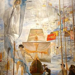 萨尔瓦多·达利高清作品《哥伦布之梦》