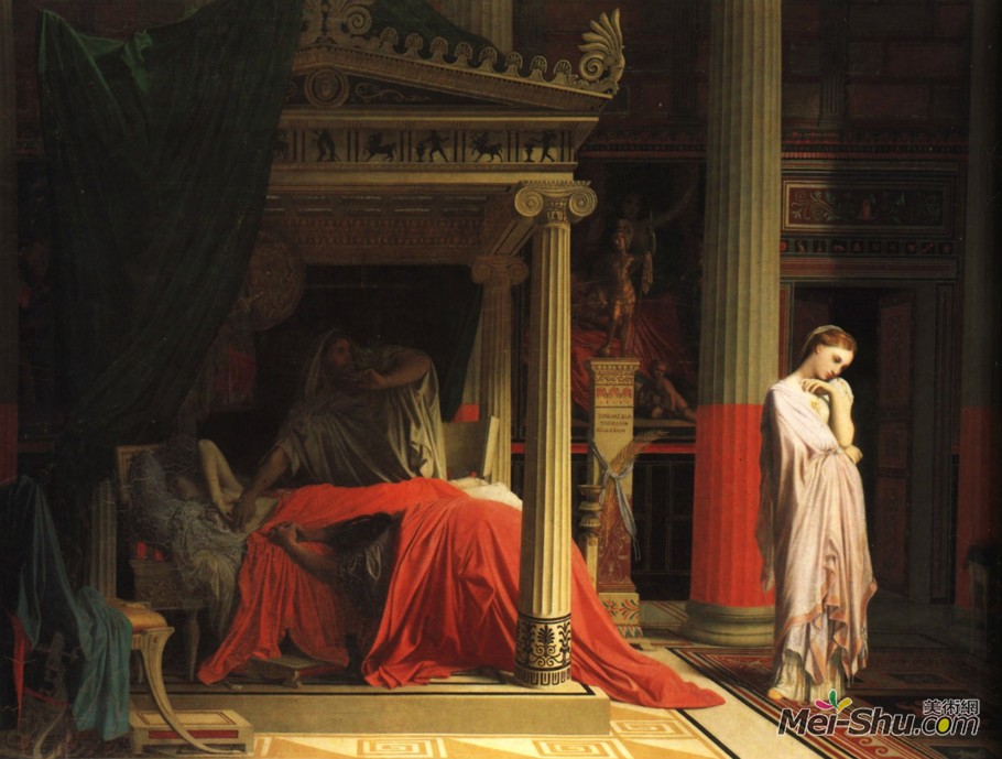 安格尔作品 安帝奧克古和斯瑞爾德娜愛斯