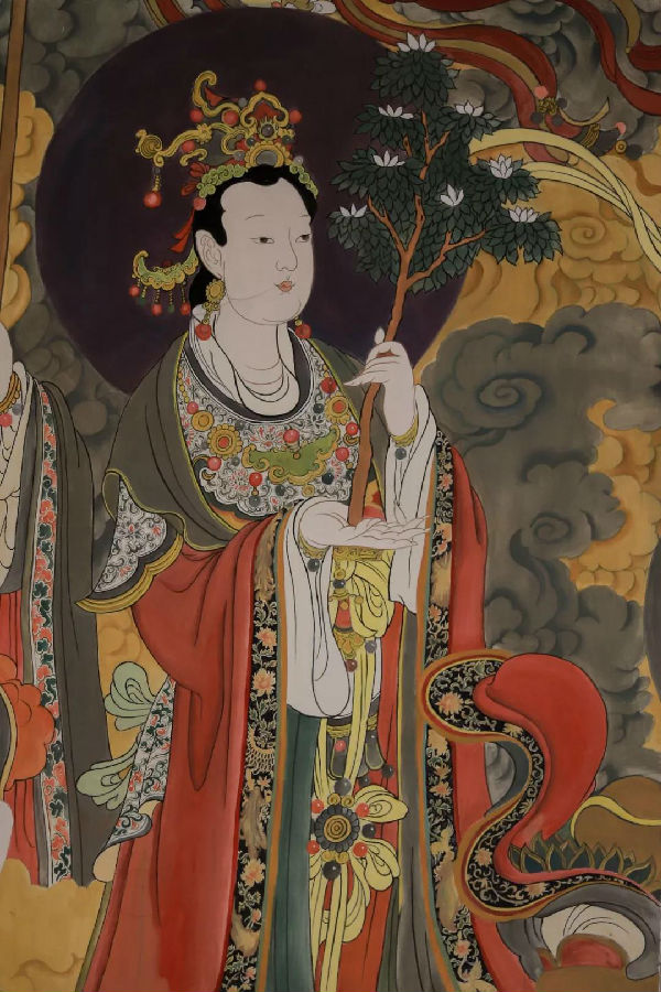 学生课业展溯源中国传统壁画临摹与研究