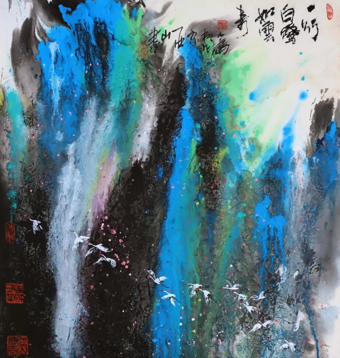 校友动态大美中国校友刘人岛美术作品欣赏图