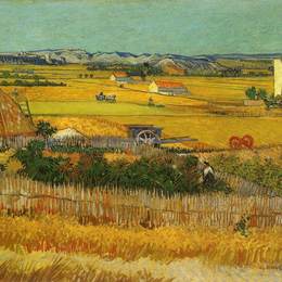 梵高高清作品《麦田》