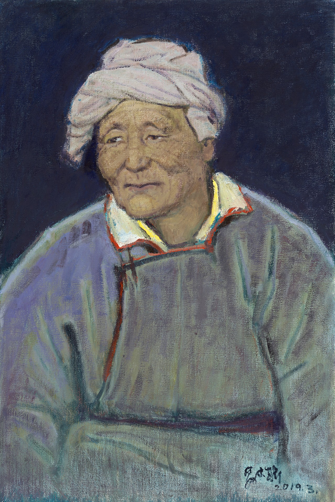 西安当代美术馆将迎来草原妥木斯油画展