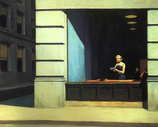 爱德华霍普一个用光和线诠释孤独和空虚的画家
