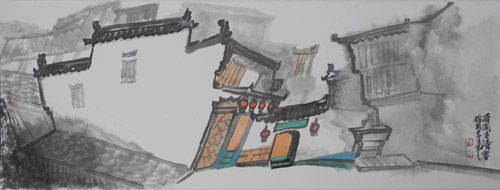 “写生书怀”陈生书写生作品展在宁召开_展览资讯_美术网-Mei-shu.com
