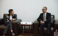 比利时安特卫普省长Cathy Berx女士一行来访广州美术学院